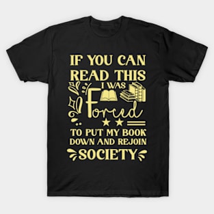 Funny Read Books Lover For Men Women Bookaholic Bookworm T-Shirt